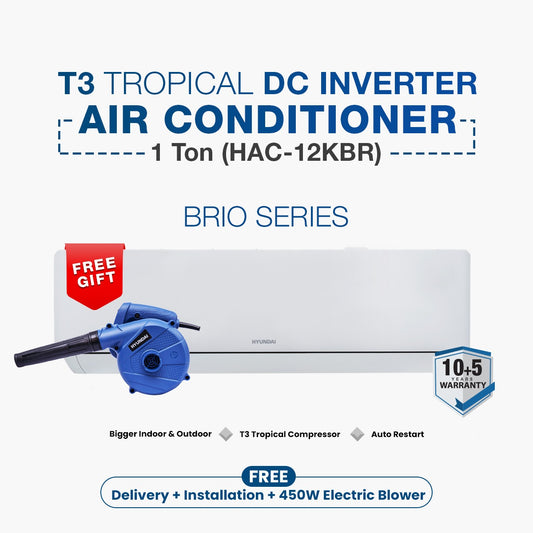 Hyundai T3 DC Inverter AC Brio Series 1 Ton (HAC-12KBR)
