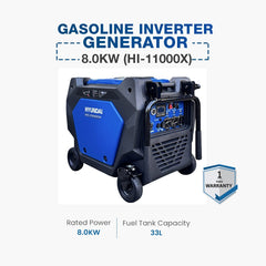 Hyundai Gasoline Inverter Generator 8.0KW (HI-11000X)