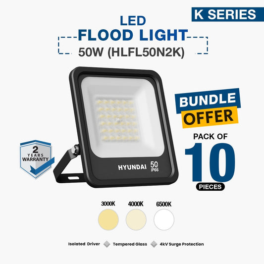 100W LED Flood Light Bundle (HLFL100N2K)